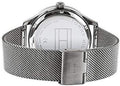 Shop Authentic Tommy Hilfiger Spencer Skeleton Black Dial Silver Mesh Bracelet Watch for Men - 1791643 - Luxxuri