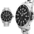  Shop Authentic Gucci Dive Automatic Black Dial Silver Steel Strap Watch for Men - YA136353 - Luxxuri