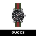  Shop Authentic Gucci Dive Automatic Black Dial Two Tone Rubber Strap Watch for Men - YA136349 - Luxxuri