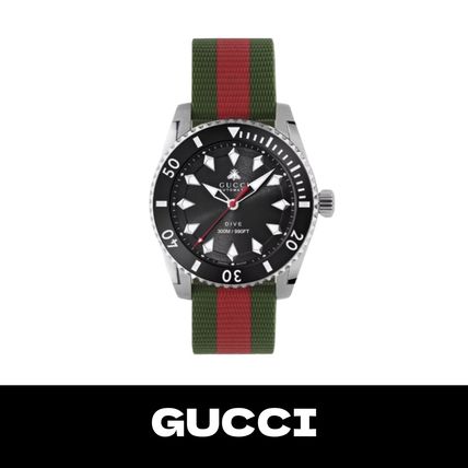  Shop Authentic Gucci Dive Automatic Black Dial Two Tone Rubber Strap Watch for Men - YA136349 - Luxxuri