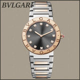  Shop Authentic Bvlgari Lady Quartz Diamonds Grey Dial Two Tone Steel Strap Watch for Women - BVLGARI103067 - Luxxuri
