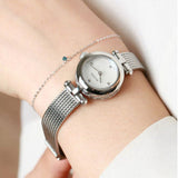  Shop Authentic Gucci Diamantissima Diamonds Mother of Pearl Dial Silver Mesh Bracelet Watch for Women - YA141512 - Luxxuri