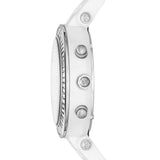  Shop Authentic Michael Kors Parker White Dial White Leather Strap Watch for Women - MK5848 - Luxxuri