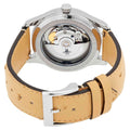  Shop Authentic Gucci G Timeless Automatic Mother of Pearl Dial Brown Leather Strap Watch For Women - YA1264112 - Luxxuri