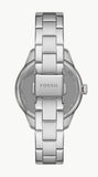  Shop Authentic Fossil Rye Automatic Skeleton Silver Dial Silver Steel Strap Watch for Women - BQ3753 - Luxxuri