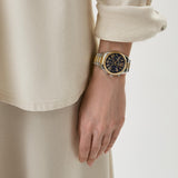  Shop Authentic Michael Kors Lexington Chronograph Blue Dial Two Tone Steel Strap Watch For Women - MK7218 - Luxxuri
