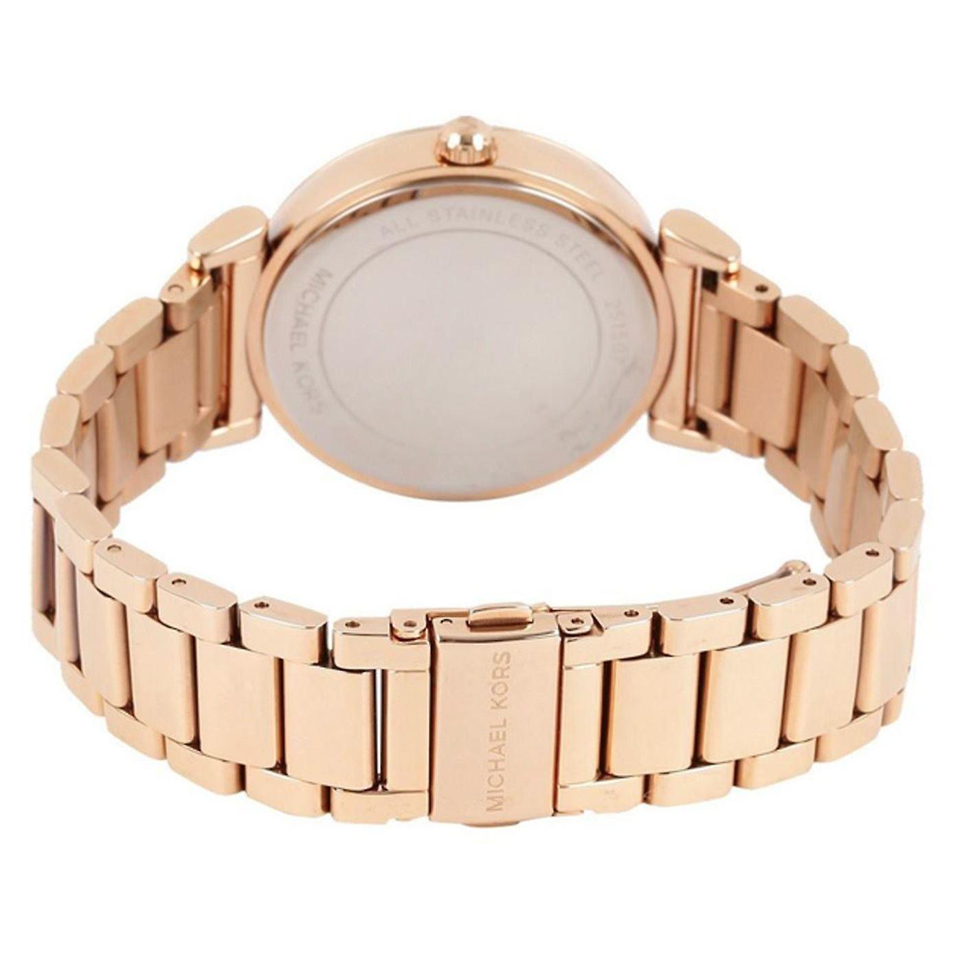  Shop Authentic Michael Kors Kerry Black Mother of Pearl Dial Rose Gold Dial Watch for Women - MK3397 - Luxxuri