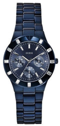  Shop Authentic Guess Glisten Analog Blue Dial Blue Steel Strap Watch for Women - W0027L3 - Luxxuri