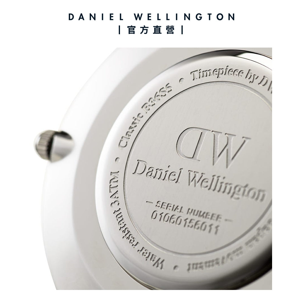  Shop Authentic Daniel Wellington Classic York White Dial Black Leather Strap Watch For Men - DW00100025 - Luxxuri