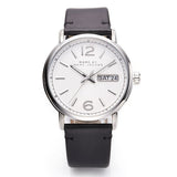  Shop Authentic Marc Jacobs Fergus White Dial Black Leather Strap Watch for Men - MBM5076 - Luxxuri