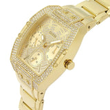  Shop Authentic Guess Raven Diamonds Gold Dial Gold Steel Strap Watch for Women - GW0104L2 - Luxxuri