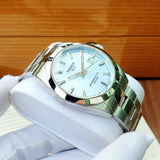  Shop Authentic Tissot Gentleman Powermatic 80 Silicium Ice Blue Silver Steel Strap Watch For Men - T127.407.11.351.00 - Luxxuri