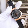  Shop Authentic Maserati Potenza Black & Rose Gold Dial Black Rubber Strap Watch For Men - R8851108002 - Luxxuri