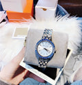 Michael Kors Darci Quartz White Dial Silver Steel Strap Watch For Women - MK4516
