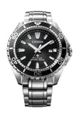  Shop Authentic Citizen Promaster Diver Chronograph Black Dial Silver Steel Strap Watch For Men - BN0190-82E - Luxxuri