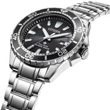 Shop Authentic Citizen Promaster Diver Chronograph Black Dial Silver Steel Strap Watch For Men - BN0190-82E - Luxxuri