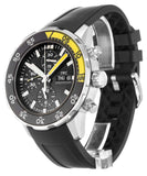  Shop Authentic IWC Aquatimer Automatic Chronograph Black Dial Black Rubber Strap Watch for Men - IW376709 - Luxxuri