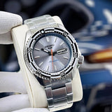  Shop Authentic Seiko 5 Sports Special Edition Silver Dial Silver Steel Strap Watch For Men - SRPK09K1 - Luxxuri