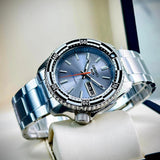 Shop Authentic Seiko 5 Sports Special Edition Silver Dial Silver Steel Strap Watch For Men - SRPK09K1 - Luxxuri