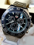  Shop Authentic Tag Heuer Formula 1 Chronograph Black Dial Silver Steel Strap Watch for Men - CAZ101H.BA0842 - Luxxuri