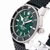  Shop Authentic Breitling Superocean Heritage B20 Automatic 42 Green Dial Black Mesh Bracelet Watch for Women - AB2010121L1S1 - Luxxuri