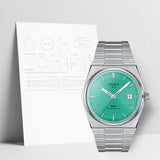  Shop Authentic Tissot PRX Powermatic 80 Automatic Mint Green Dial Silver Steel Strap Watch for Men - T137.407.11.091.01 - Luxxuri