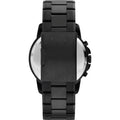 Fossil Grant Chronograph Black Dial Black Steel Strap Watch for Men - FS4832