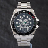 Shop Authentic Gucci Dive Snake Black Dial Silver Steel Strap Watch For Men - YA136218 - Luxxuri