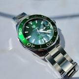  Shop Authentic Tag Heuer Aquaracer Green Dial Watch for Men - WAY201S.BA0927 - Luxxuri