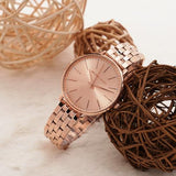  Shop Authentic Michael Kors Pyper Three-Hand Rose Gold Dial Rose Gold Steel Strap Watch For Women - MK3897 - Luxxuri