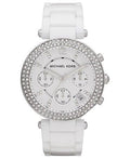  Shop Authentic Michael Kors Parker White Dial White Ceramic Strap Watch for Women - MK5654 - Luxxuri