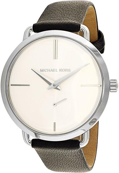  Shop Authentic Michael Kors Portia Quartz White Dial Black Leather Strap Watch For Women - MK2658 - Luxxuri
