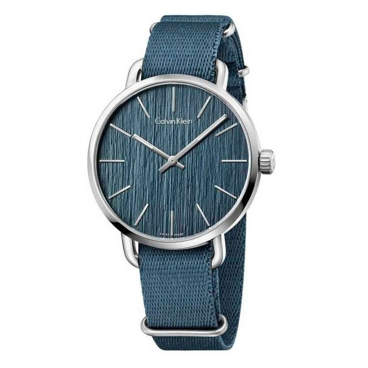  Shop Authentic Calvin Klein Even Green Dial Green NATO Strap Watch for Men - K7B211WL - Luxxuri