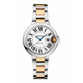  Shop Authentic Cartier Ballon Bleu de Cartier Silver Dial Two Tone Steel Strap Watch for Women - W2BB0030 - Luxxuri