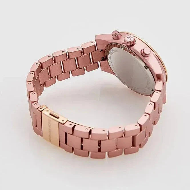  Shop Authentic Michael Kors Ritz Chronograph Rose Gold Dial Rose Gold Steel Strap Watch For Women - MK6753 - Luxxuri