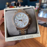  Shop Authentic Michael Kors Ritz White Dial Two Tone Steel Strap Watch for Women - MK5650 - Luxxuri
