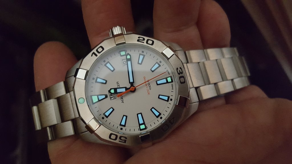  Shop Authentic Tag Heuer Aquaracer White Dial Watch for Men - WBD1111.BA0928 - Luxxuri