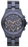  Shop Authentic Marc Jacobs Blade Chronograph Blue Dial Blue Steel Strap Watch for Women - MBM8581 - Luxxuri