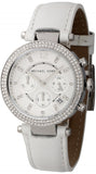  Shop Authentic Michael Kors Parker White Dial White Leather Strap Watch for Women - MK2277 - Luxxuri