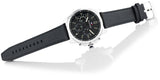  Shop Authentic Tommy Hilfiger Decker Black Dial Black Leather Strap Watch for Men - 1791563 - Luxxuri