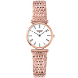  Shop Authentic Longines La Grande Classique White Dial Rose Gold Mesh Bracelet Watch for Women - L4.209.1.91.8 - Luxxuri