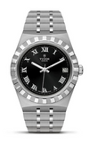  Shop Authentic Tudor Royal Automatic Black Dial Silver Steel Strap Watch for Men - M28600-0003 - Luxxuri
