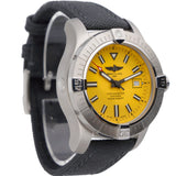  Shop Authentic Breitling Avenger Automatic 45 Seawolf Yellow Dial Black Nylon Strap Watch for Men - A17319101I1X1 - Luxxuri