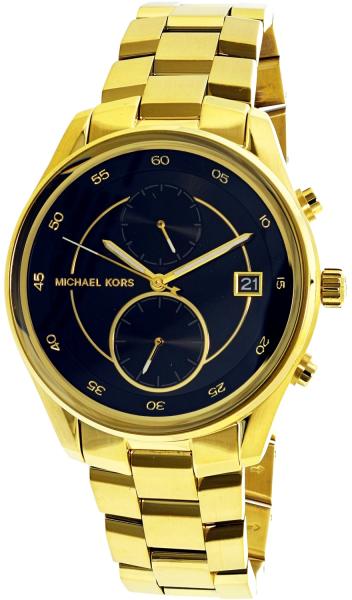  Shop Authentic Michael Kors Blair Quartz Black Dial Gold Steel Strap Watch For Women - MK6497 - Luxxuri