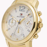  Shop Authentic Tommy Hilfiger Claudia White Dial Gold Steel Strap Watch for Women - 1781742 - Luxxuri