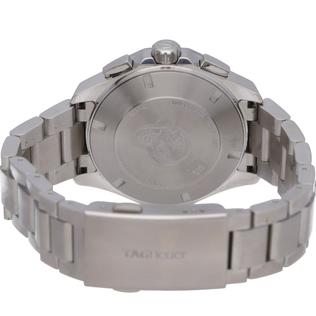  Shop Authentic Tag Heuer Aquaracer Caliber 16 Automatic Chronograph Blue Dial Silver Steel Strap Watch for Men - CAY2112.BA0927 - Luxxuri