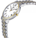  Shop Authentic Tissot T Classic Desire White Dial Two Tone Watch For Men - T52.2.481.13 - Luxxuri
