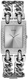  Shop Authentic Guess Mod Heavy Metal Diamonds Silver Dial Silver Steel Strap Watch for Women - W95088L1 - Luxxuri