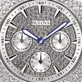  Shop Authentic Bulova Crystal Collection Phantom Silver Dial Silver Steel Strap Watch for Men - 96C002 - Luxxuri