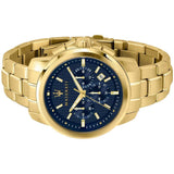  Shop Authentic Maserati Successo Chronograph Blue Dial Gold Steel Strap Watch For Men - R8873621021 - Luxxuri